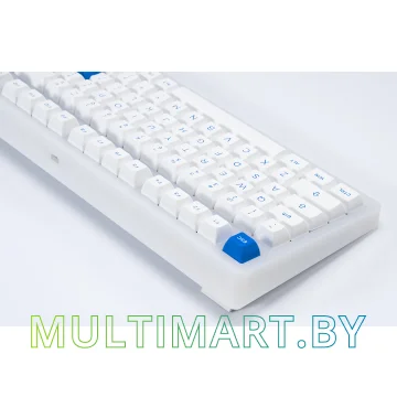 Клавиатура Akko PC75B Plus White & Blue (Akko CS Jelly Pink) картинка 5